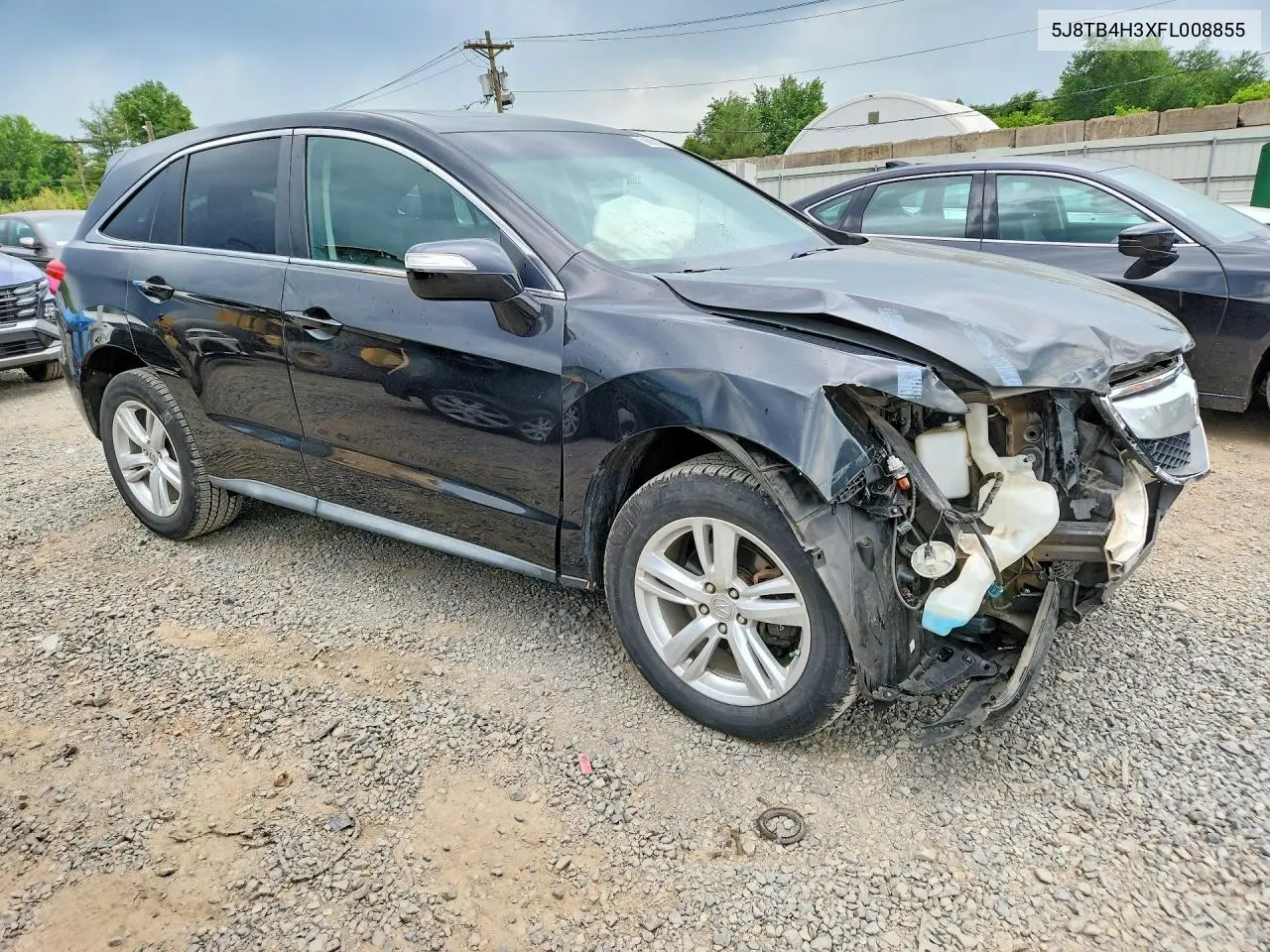 2015 Acura Rdx VIN: 5J8TB4H3XFL008855 Lot: 58662106