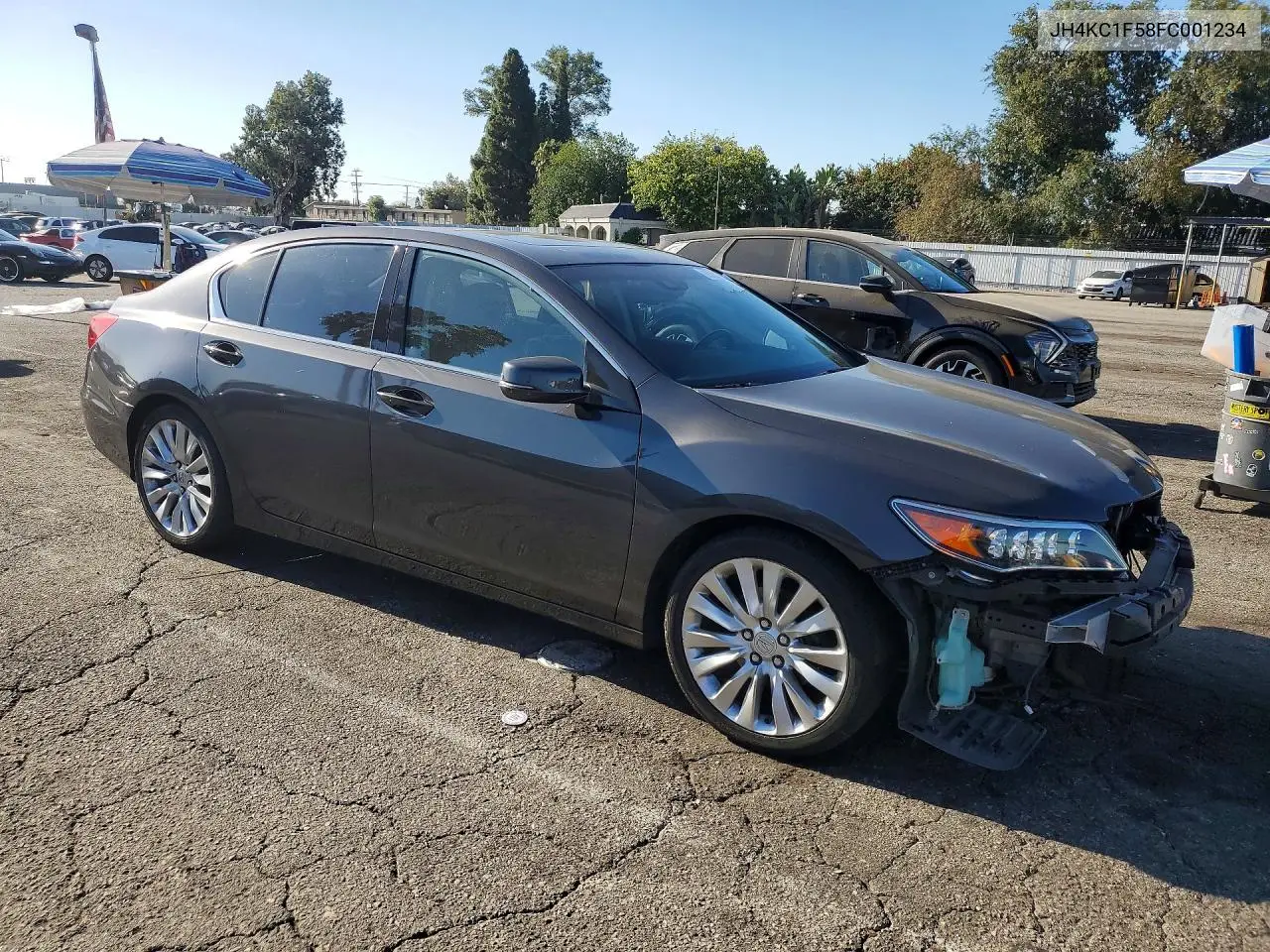 2015 Acura Rlx Tech VIN: JH4KC1F58FC001234 Lot: 60042636