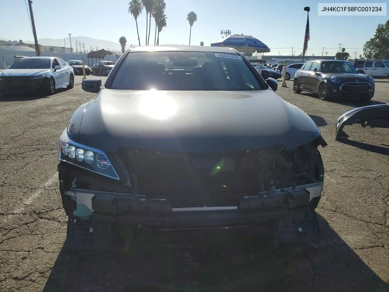 2015 Acura Rlx Tech VIN: JH4KC1F58FC001234 Lot: 60042636