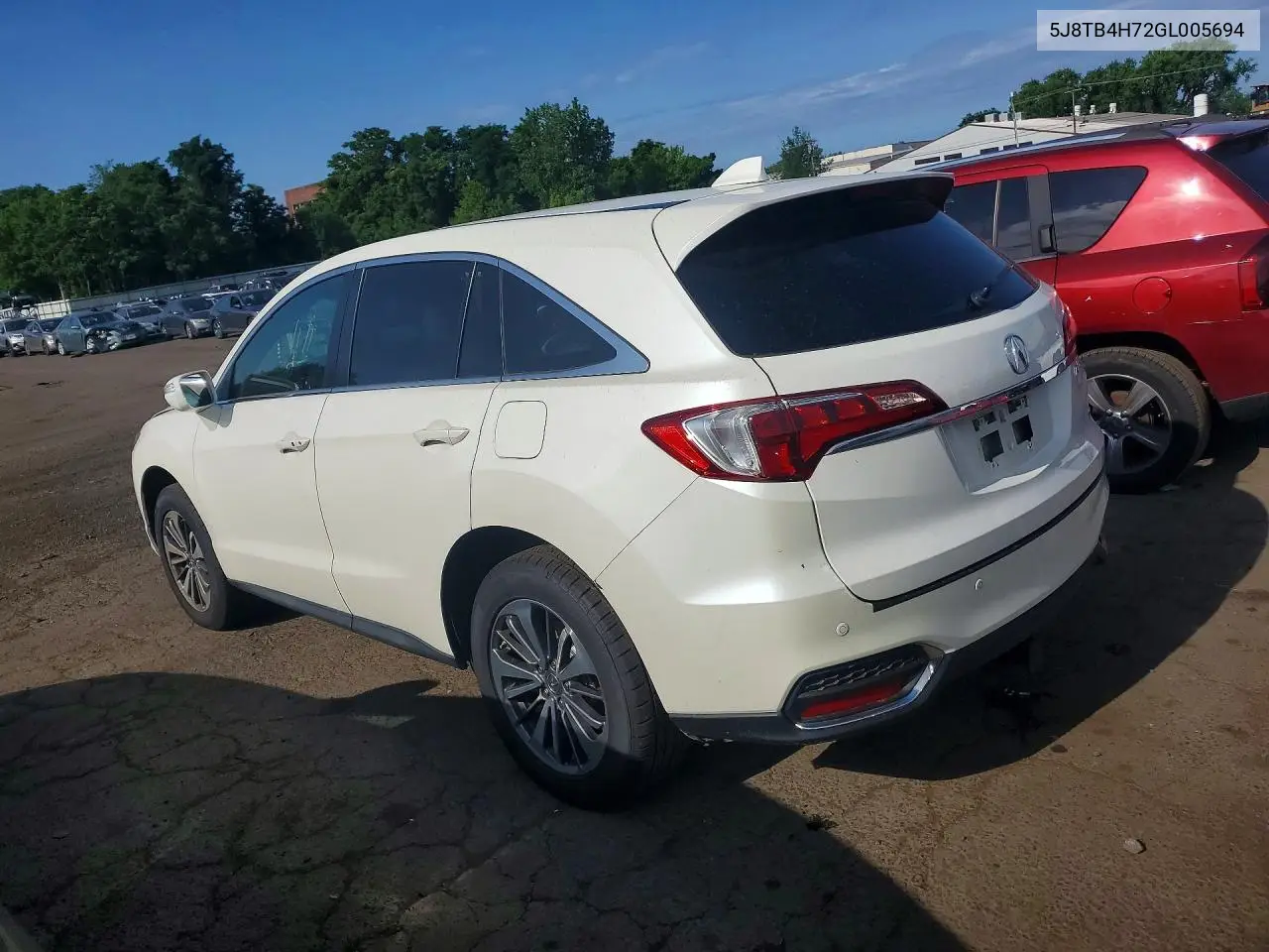2016 Acura Rdx Advance VIN: 5J8TB4H72GL005694 Lot: 56144816