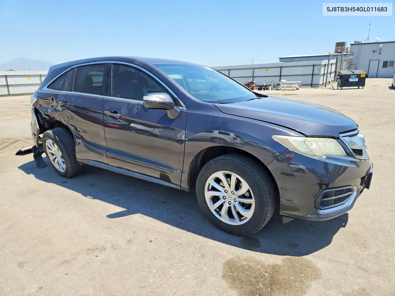 2016 Acura Rdx Technology VIN: 5J8TB3H54GL011683 Lot: 56999216