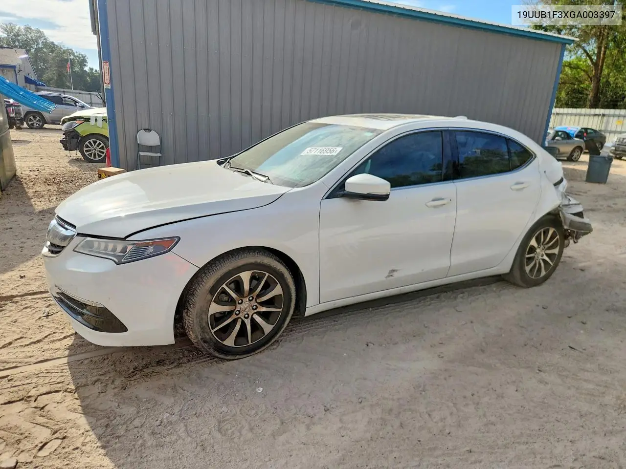 2016 Acura Tlx VIN: 19UUB1F3XGA003397 Lot: 57116956