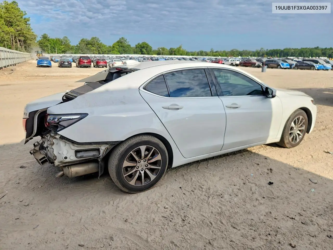 2016 Acura Tlx VIN: 19UUB1F3XGA003397 Lot: 57116956