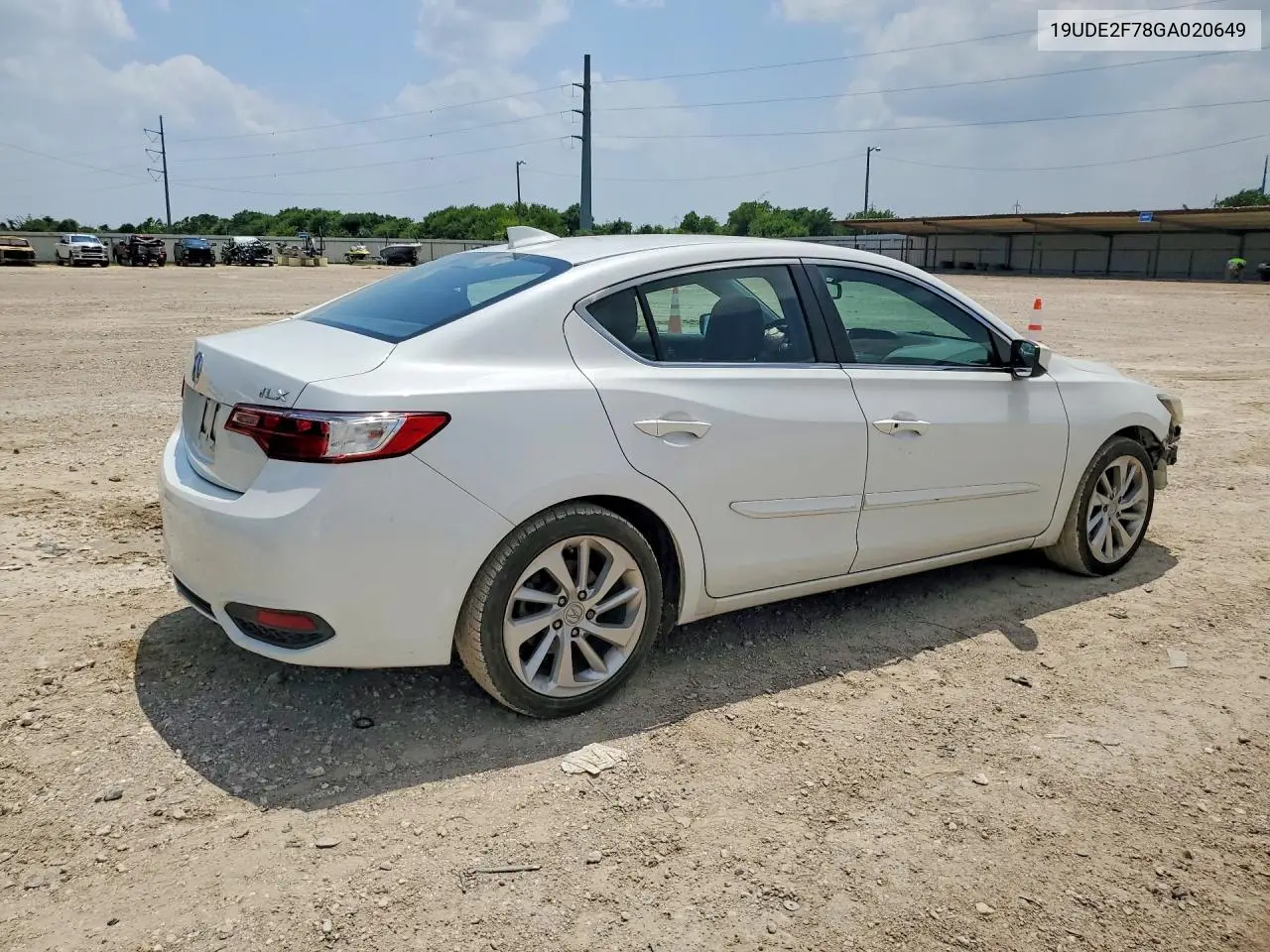 2016 Acura Ilx Premium VIN: 19UDE2F78GA020649 Lot: 58381196