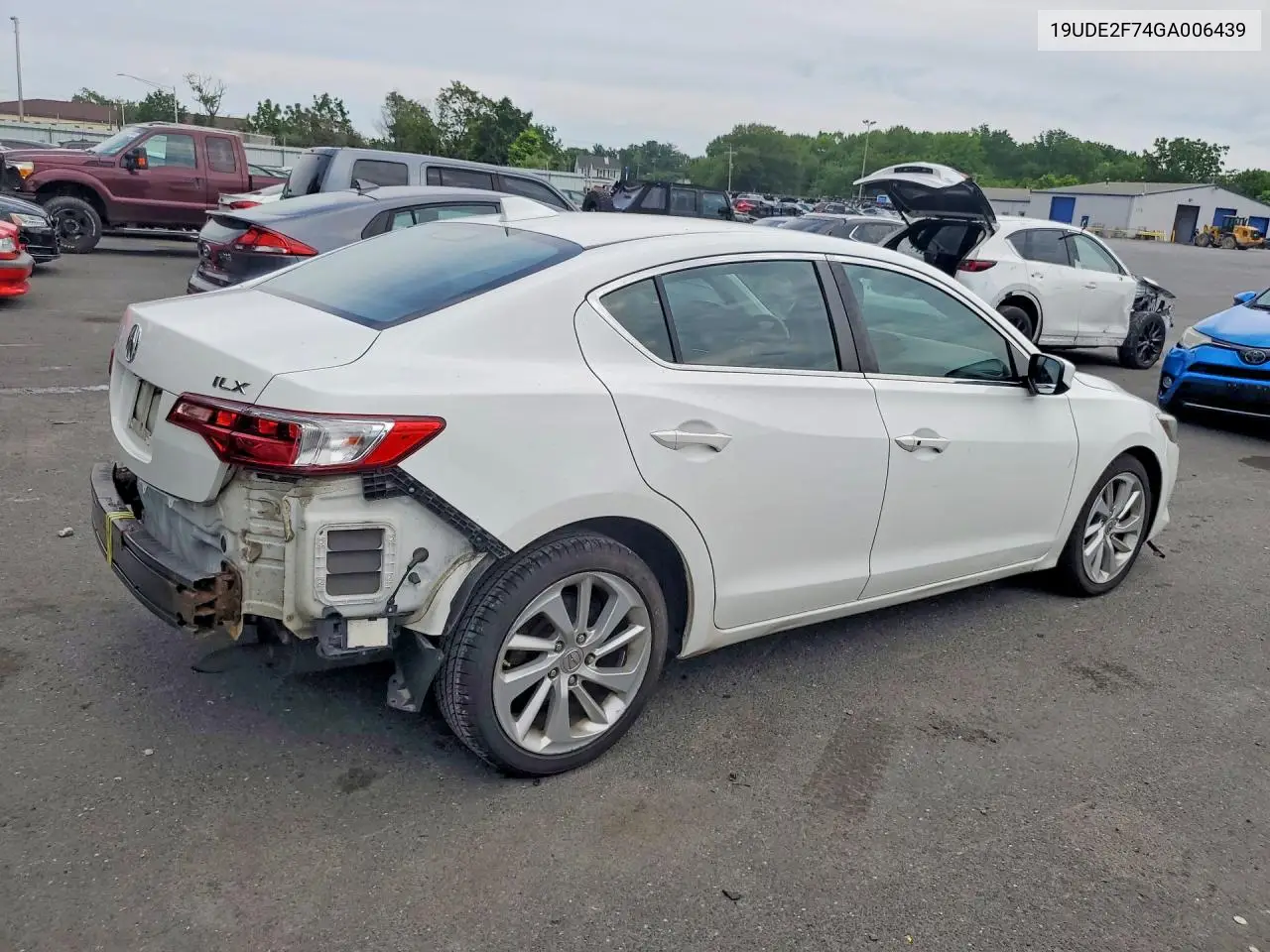 2016 Acura Ilx Premium VIN: 19UDE2F74GA006439 Lot: 58411506