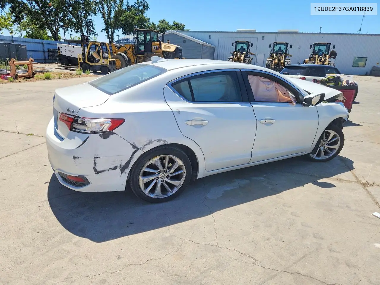 2016 Acura Ilx Base Watch Plus VIN: 19UDE2F37GA018839 Lot: 58631916