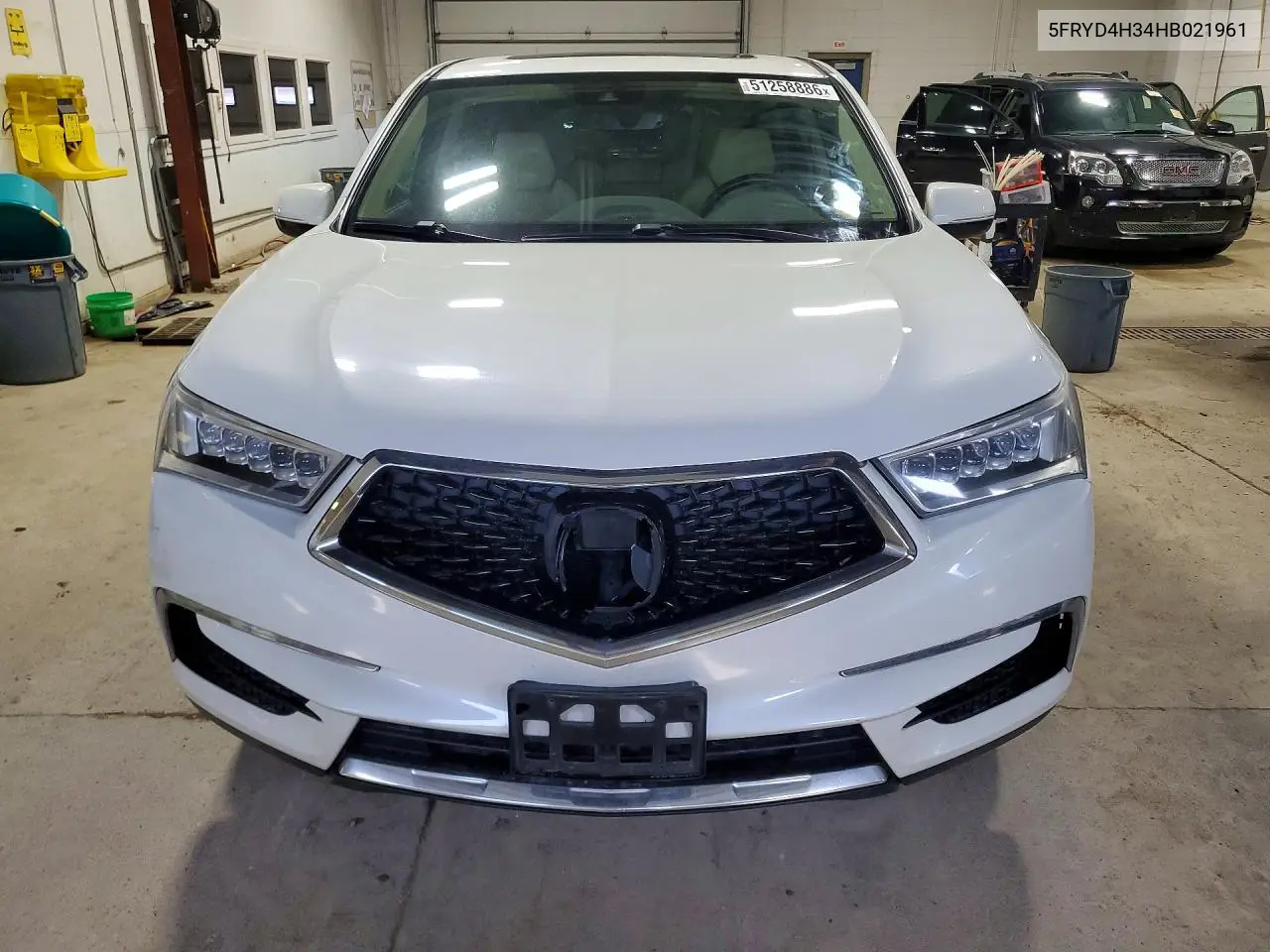 2017 Acura Mdx Awd VIN: 5FRYD4H34HB021961 Lot: 51258886