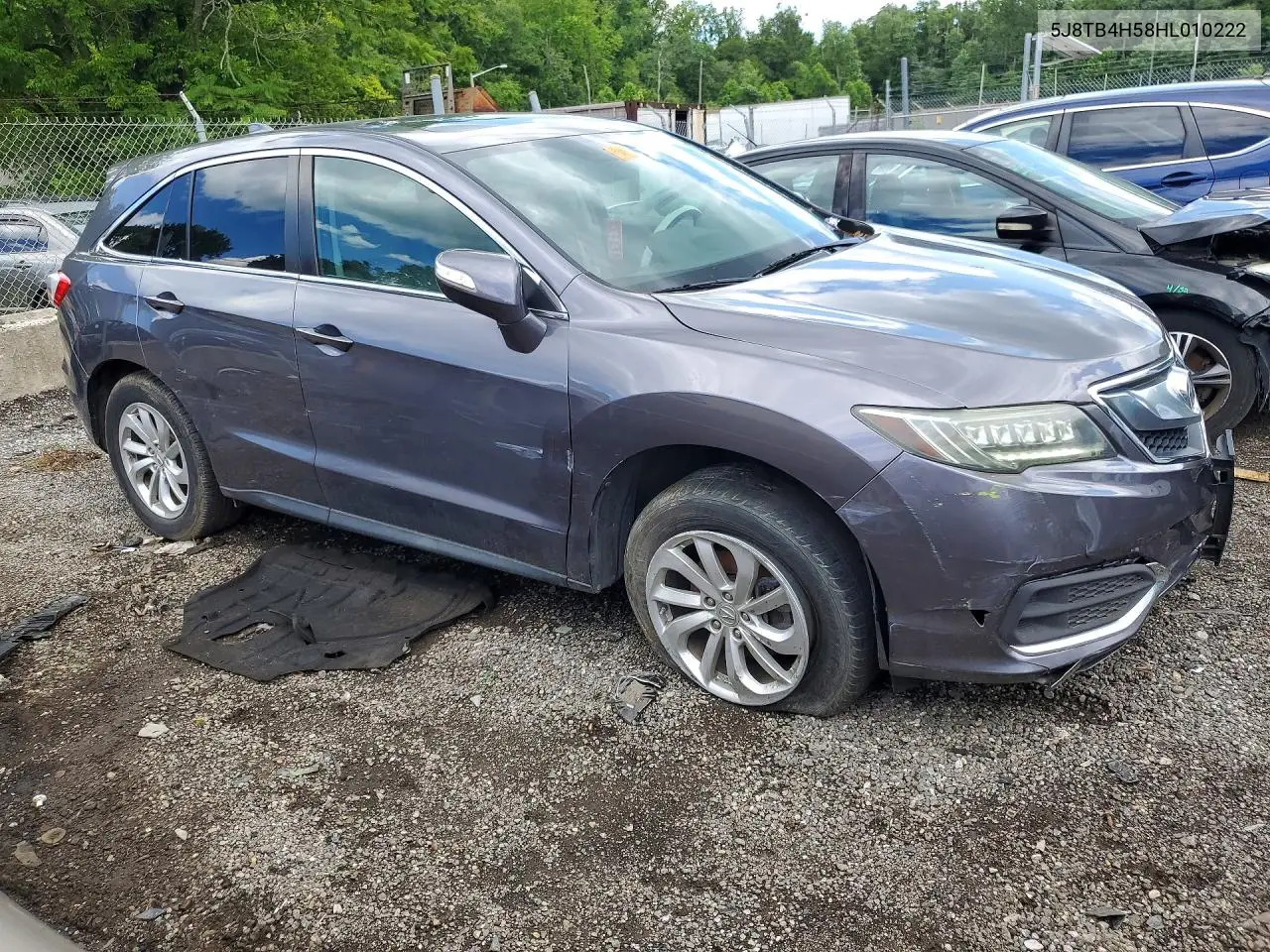 2017 Acura Rdx Technology VIN: 5J8TB4H58HL010222 Lot: 56491506