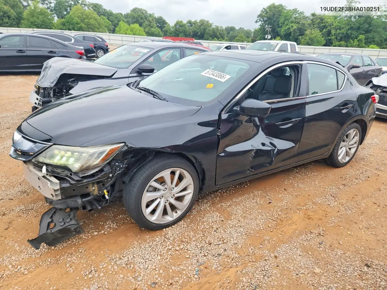 2017 Acura Ilx Base Watch Plus VIN: 19UDE2F38HA010251 Lot: 57343066