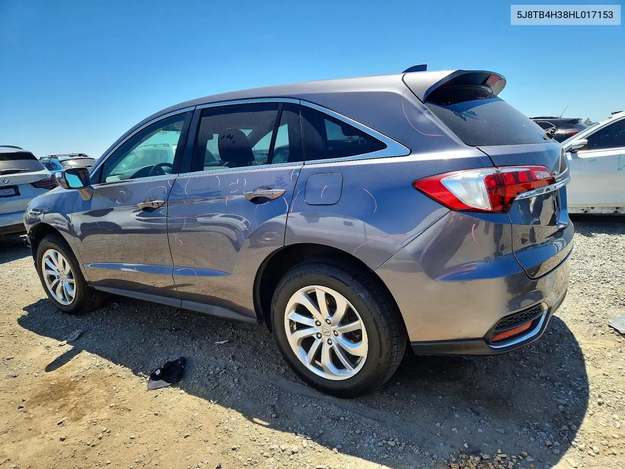 2017 Acura Rdx VIN: 5J8TB4H38HL017153 Lot: 57547286