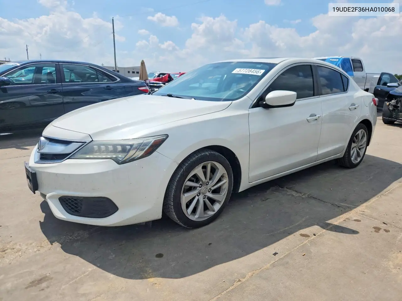 2017 Acura Ilx Base Watch Plus VIN: 19UDE2F36HA010068 Lot: 57728456