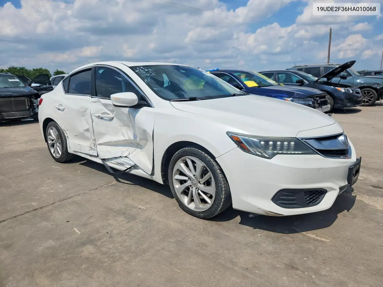 2017 Acura Ilx Base Watch Plus VIN: 19UDE2F36HA010068 Lot: 57728456