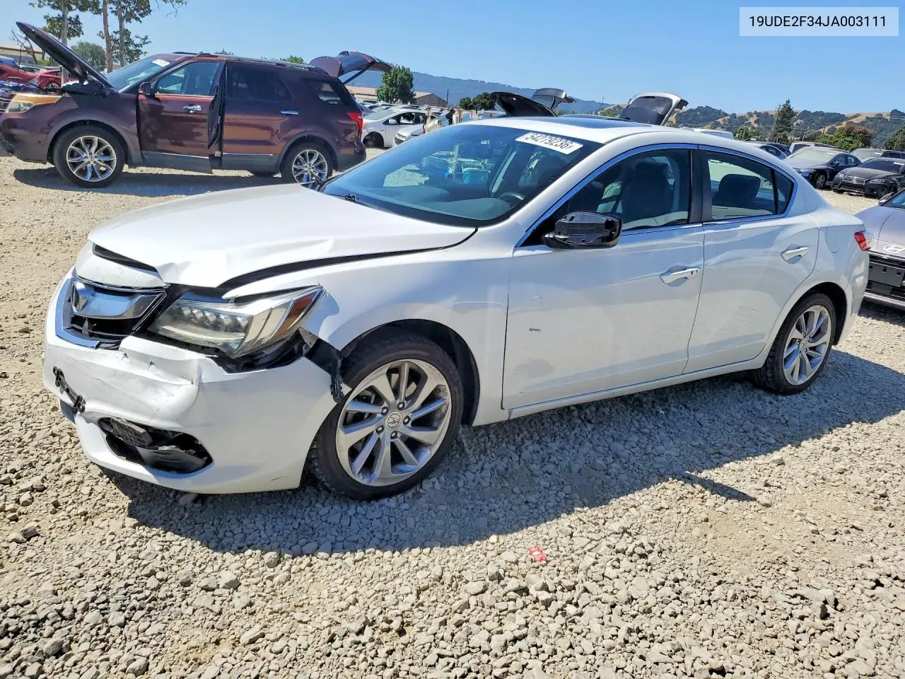 2018 Acura Ilx Base Watch Plus