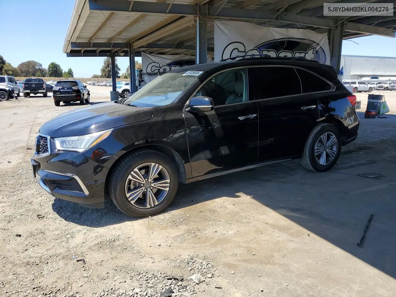 2019 Acura Mdx VIN: 5J8YD4H32KL004275 Lot: 57426836