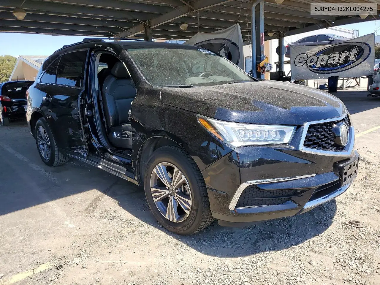 2019 Acura Mdx VIN: 5J8YD4H32KL004275 Lot: 57426836