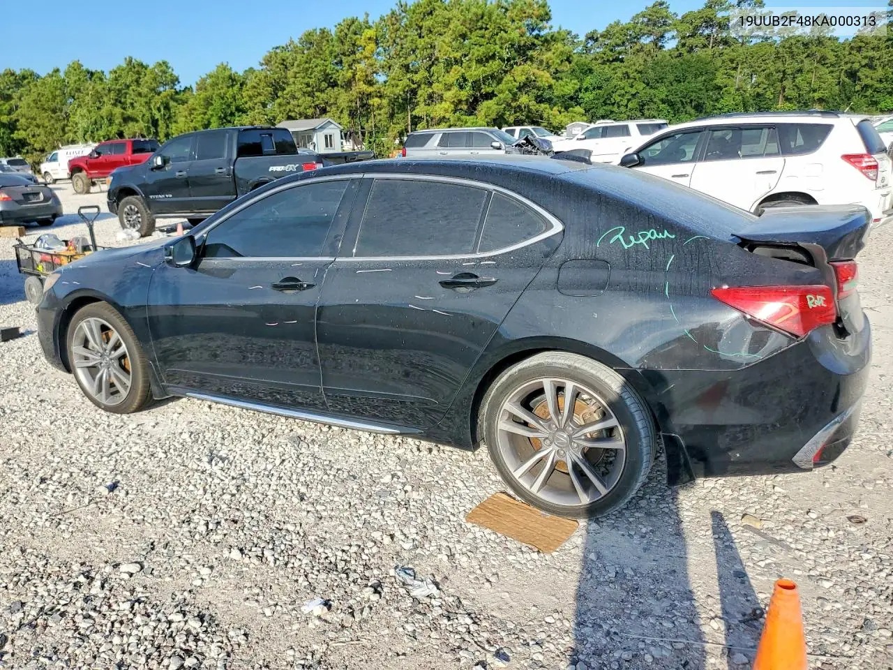 2019 Acura Tlx Technology VIN: 19UUB2F48KA000313 Lot: 59861306