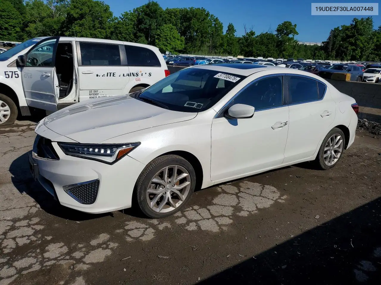 2020 Acura Ilx VIN: 19UDE2F30LA007448 Lot: 57708476