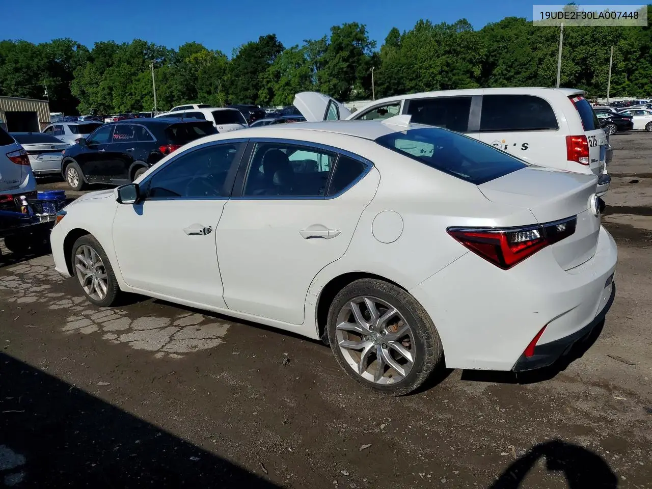 2020 Acura Ilx VIN: 19UDE2F30LA007448 Lot: 57708476