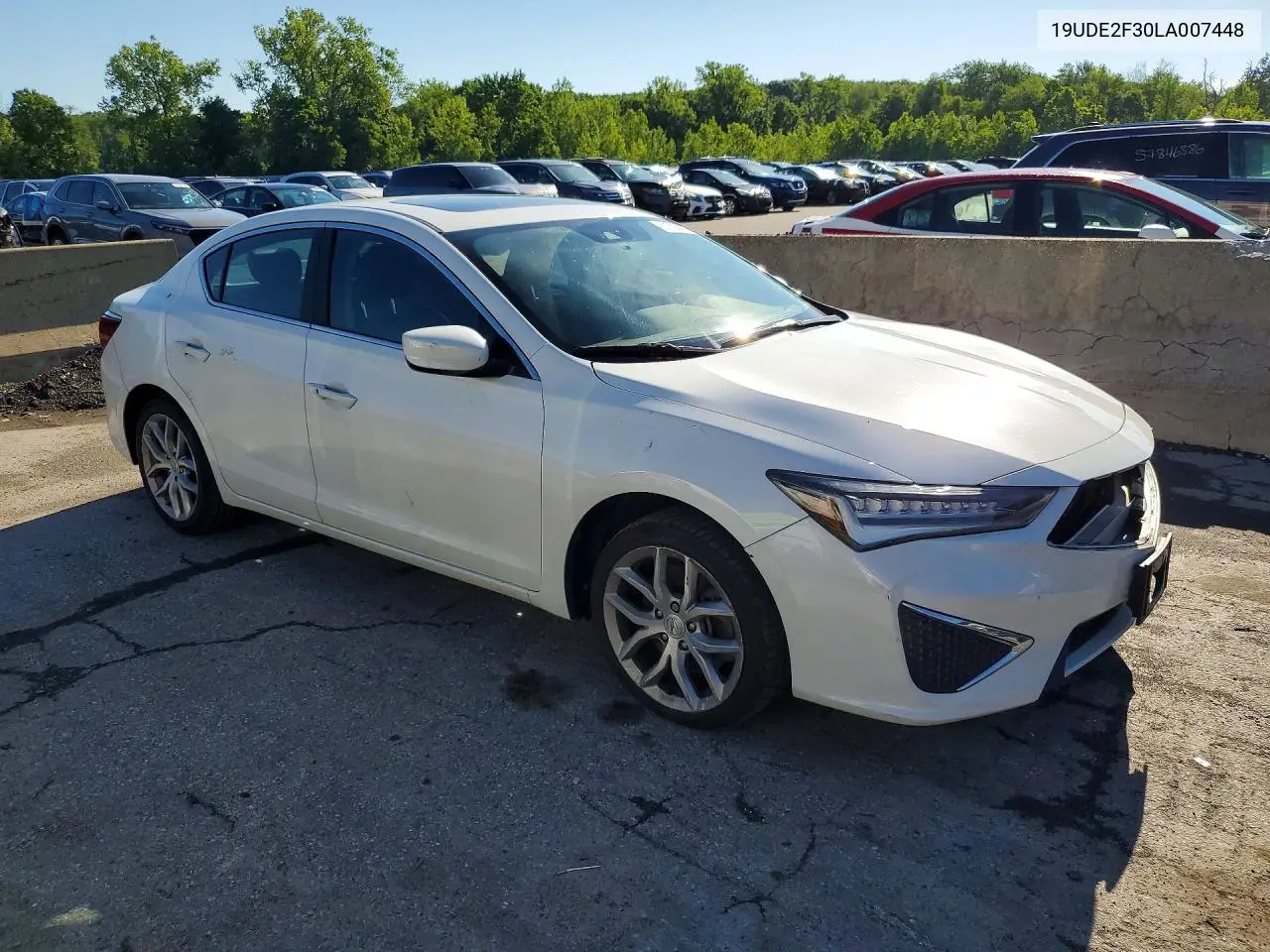 2020 Acura Ilx VIN: 19UDE2F30LA007448 Lot: 57708476