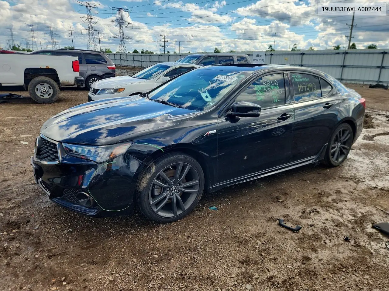 2020 Acura Tlx Technology VIN: 19UUB3F6XLA002444 Lot: 57778846