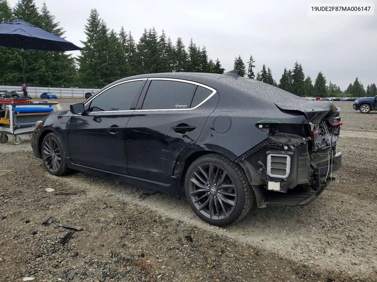 2021 Acura Ilx Premium A-Spec VIN: 19UDE2F87MA006147 Lot: 56311006