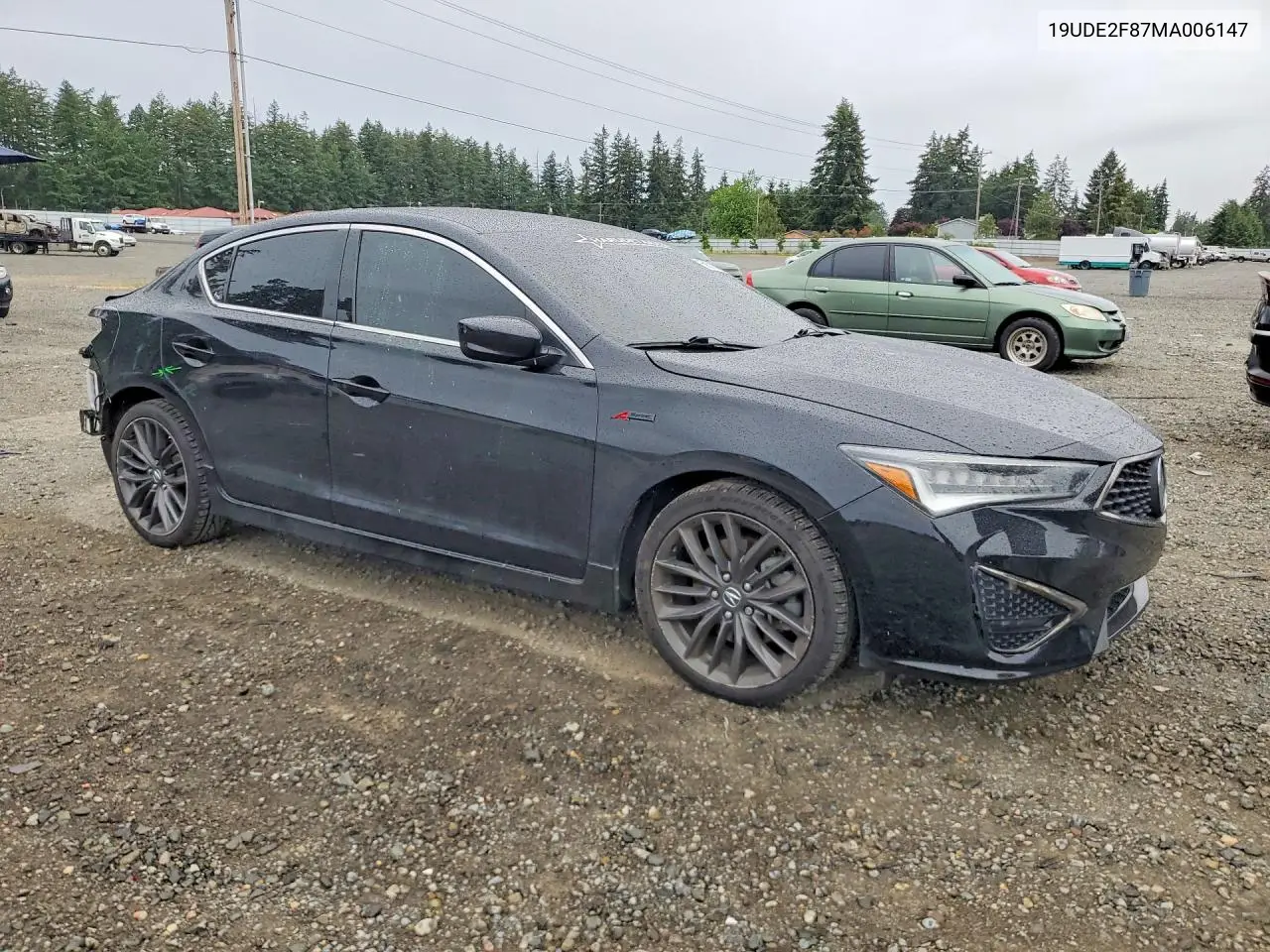 2021 Acura Ilx Premium A-Spec VIN: 19UDE2F87MA006147 Lot: 56311006