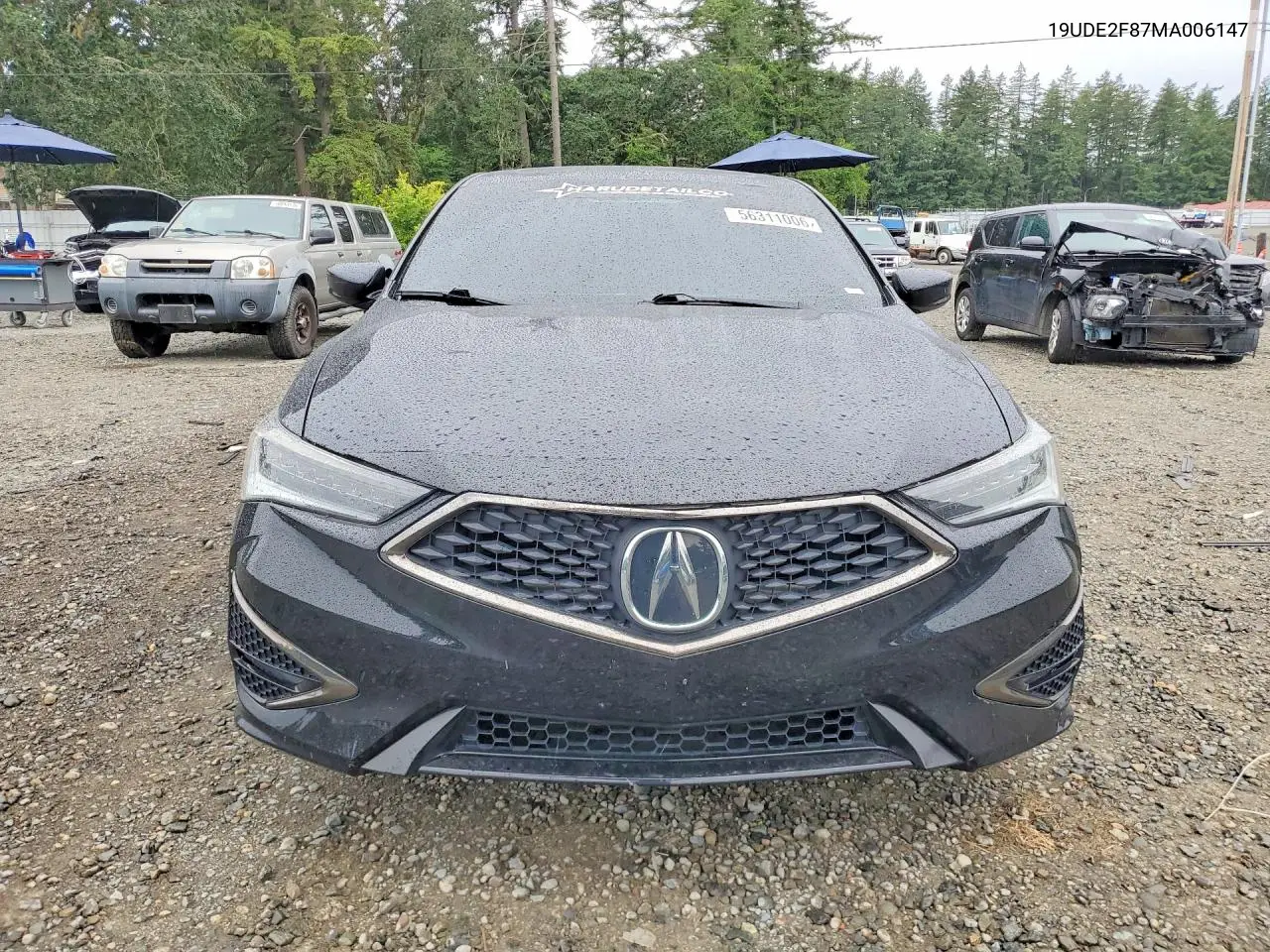 2021 Acura Ilx Premium A-Spec VIN: 19UDE2F87MA006147 Lot: 56311006