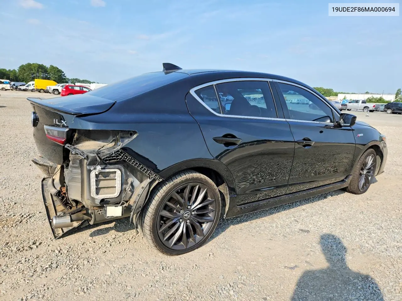 2021 Acura Ilx Premium A-Spec VIN: 19UDE2F86MA000694 Lot: 58194306