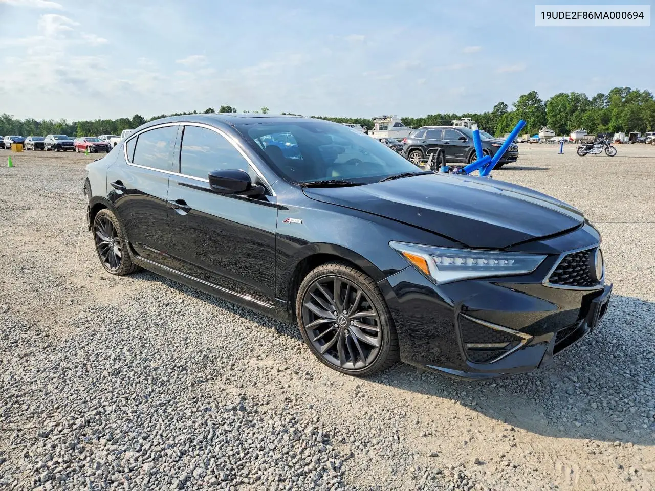 2021 Acura Ilx Premium A-Spec VIN: 19UDE2F86MA000694 Lot: 58194306