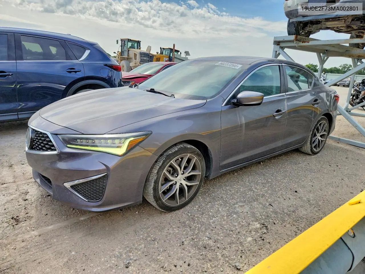 2021 Acura Ilx Premium VIN: 19UDE2F73MA002801 Lot: 58237266
