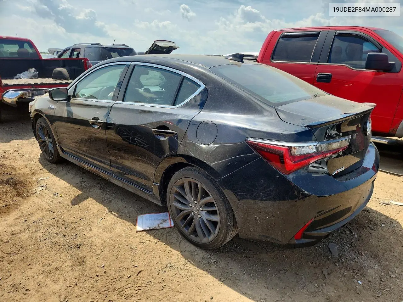 2021 Acura Ilx Premium A-Spec VIN: 19UDE2F84MA000287 Lot: 59100266