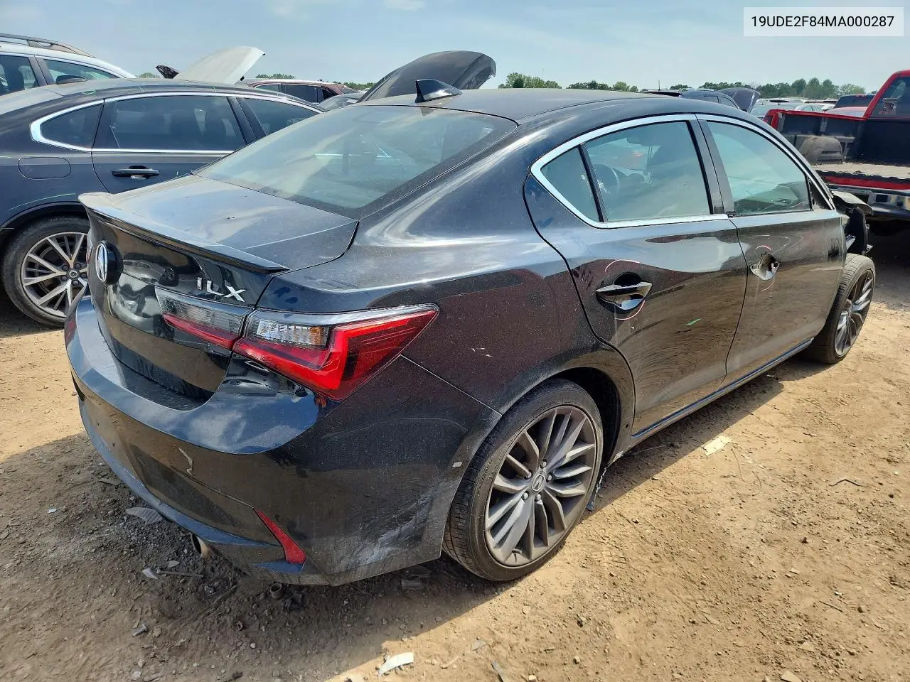 2021 Acura Ilx Premium A-Spec VIN: 19UDE2F84MA000287 Lot: 59100266