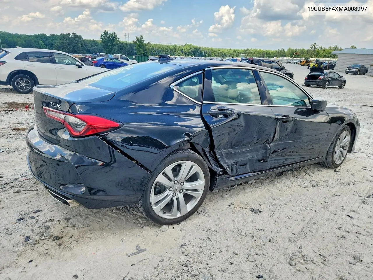 2021 Acura Tlx Technology VIN: 19UUB5F4XMA008997 Lot: 59958626