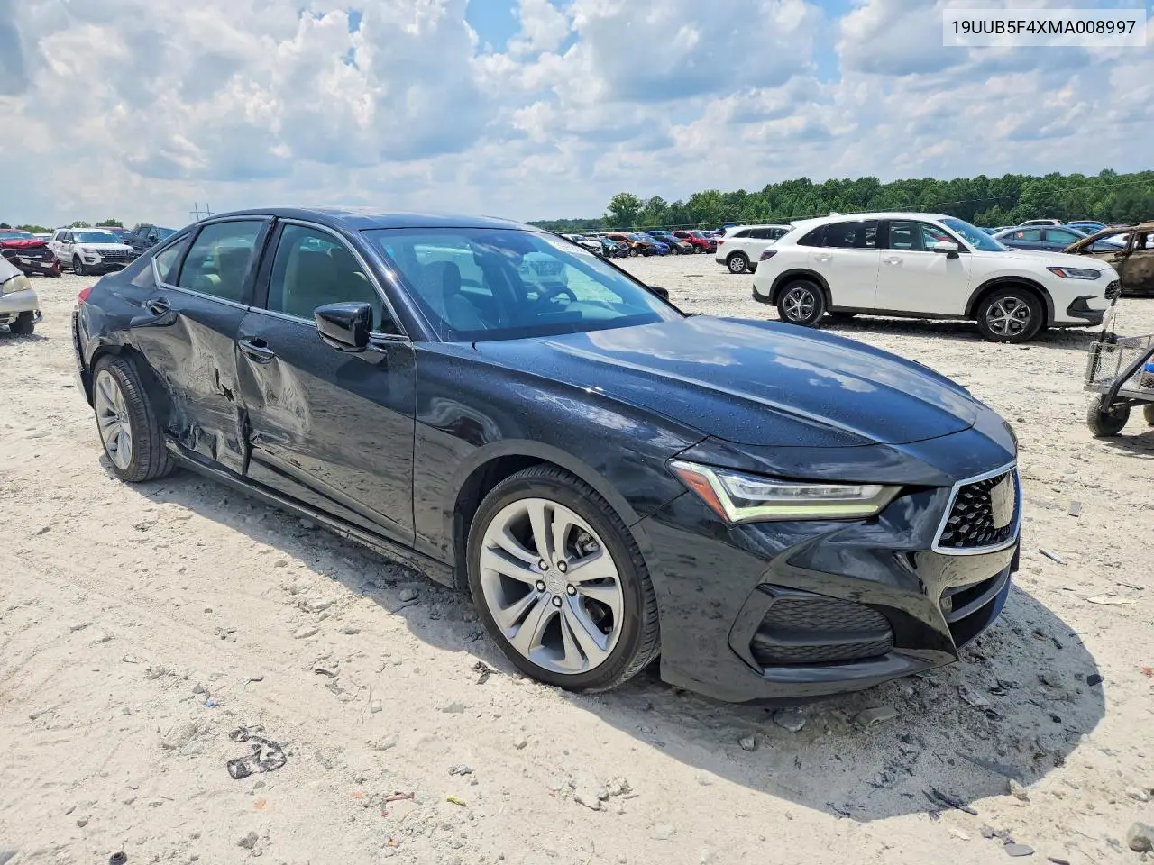 2021 Acura Tlx Technology VIN: 19UUB5F4XMA008997 Lot: 59958626