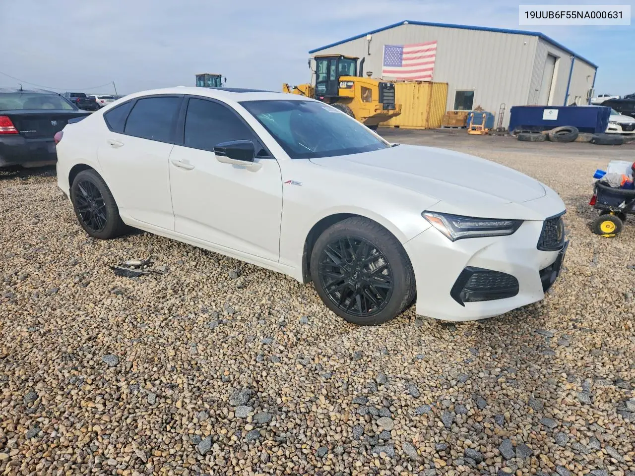 2022 Acura Tlx Tech A VIN: 19UUB6F55NA000631 Lot: 55609796