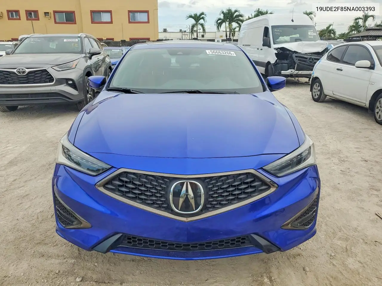2022 Acura Ilx Premium A-Spec VIN: 19UDE2F85NA003393 Lot: 56663266