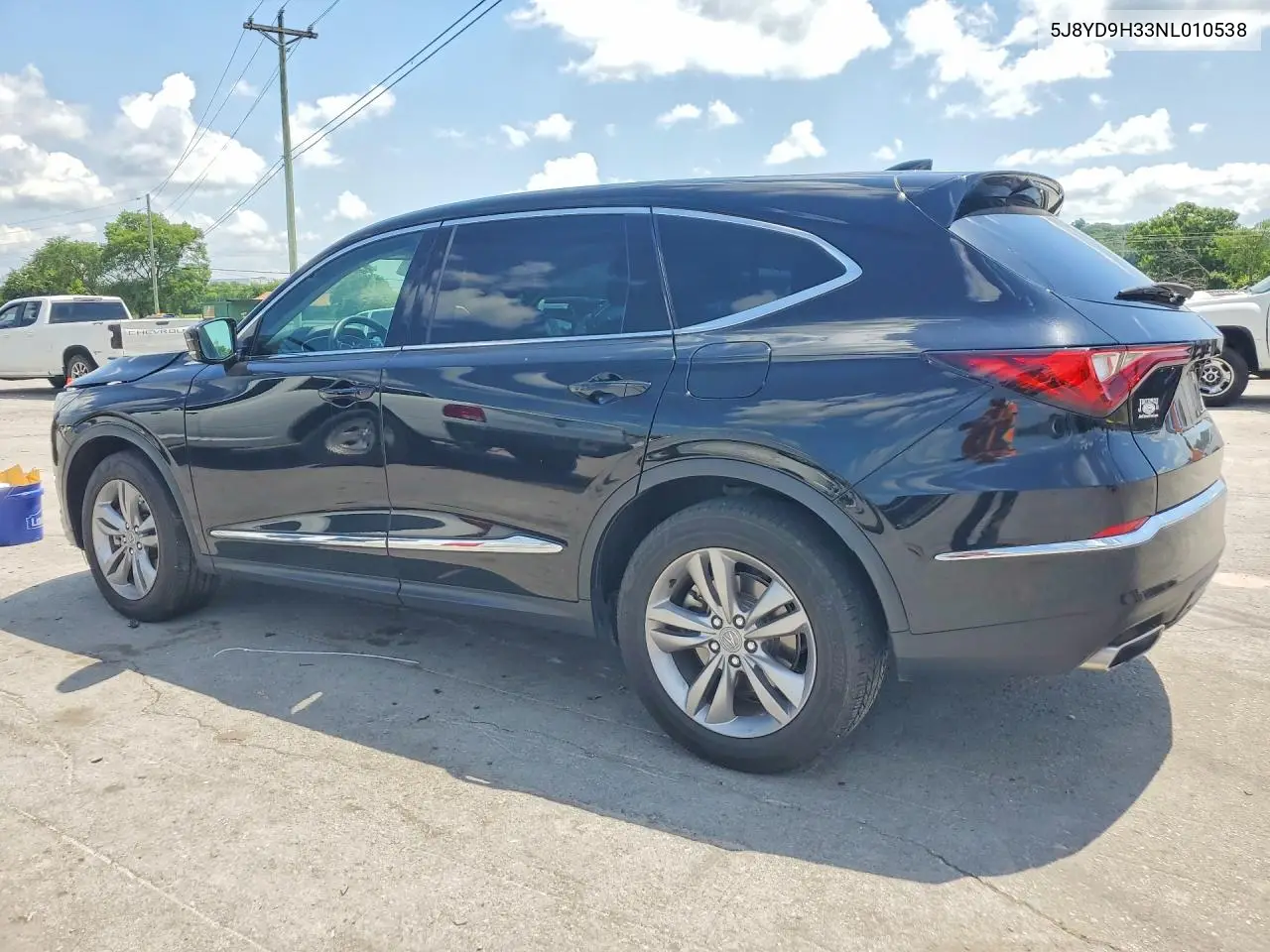 2022 Acura Mdx VIN: 5J8YD9H33NL010538 Lot: 56733396