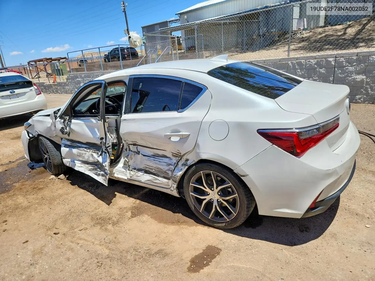 2022 Acura Ilx Premium VIN: 19UDE2F78NA002052 Lot: 57419996