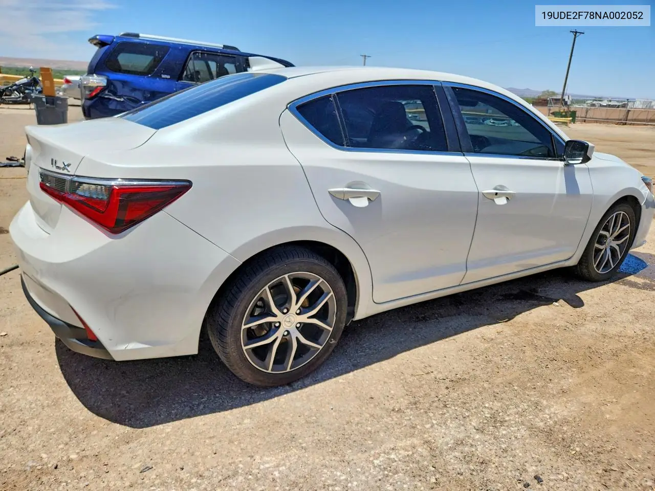 2022 Acura Ilx Premium VIN: 19UDE2F78NA002052 Lot: 57419996
