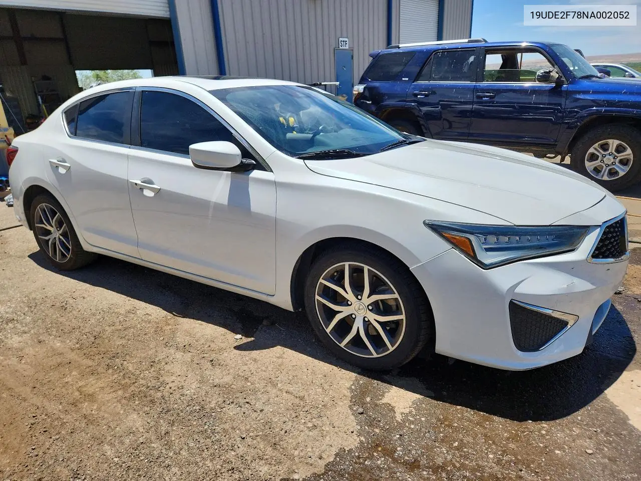 2022 Acura Ilx Premium VIN: 19UDE2F78NA002052 Lot: 57419996