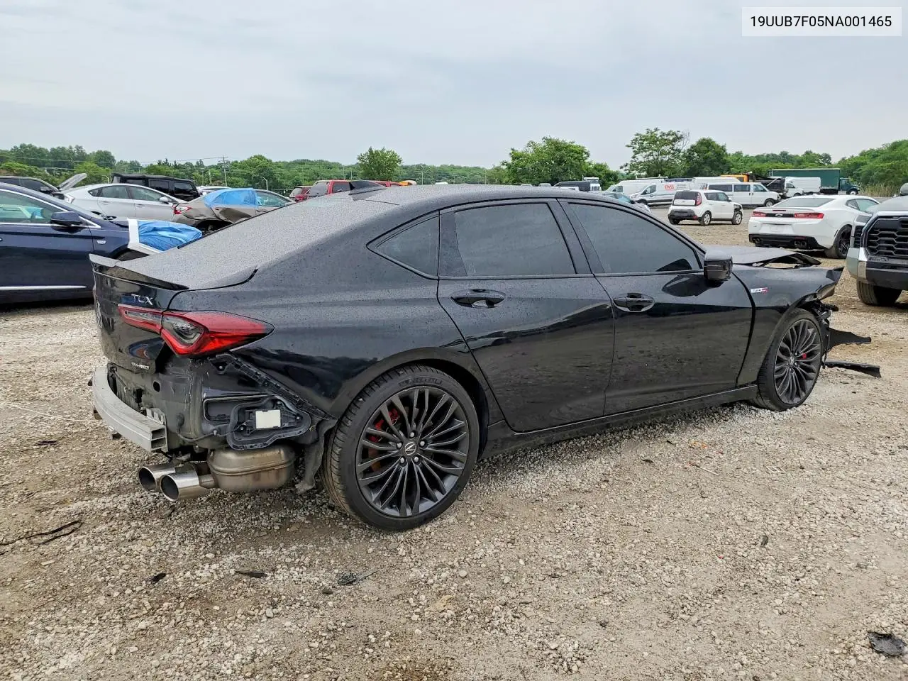 2022 Acura Tlx Type S VIN: 19UUB7F05NA001465 Lot: 57462656