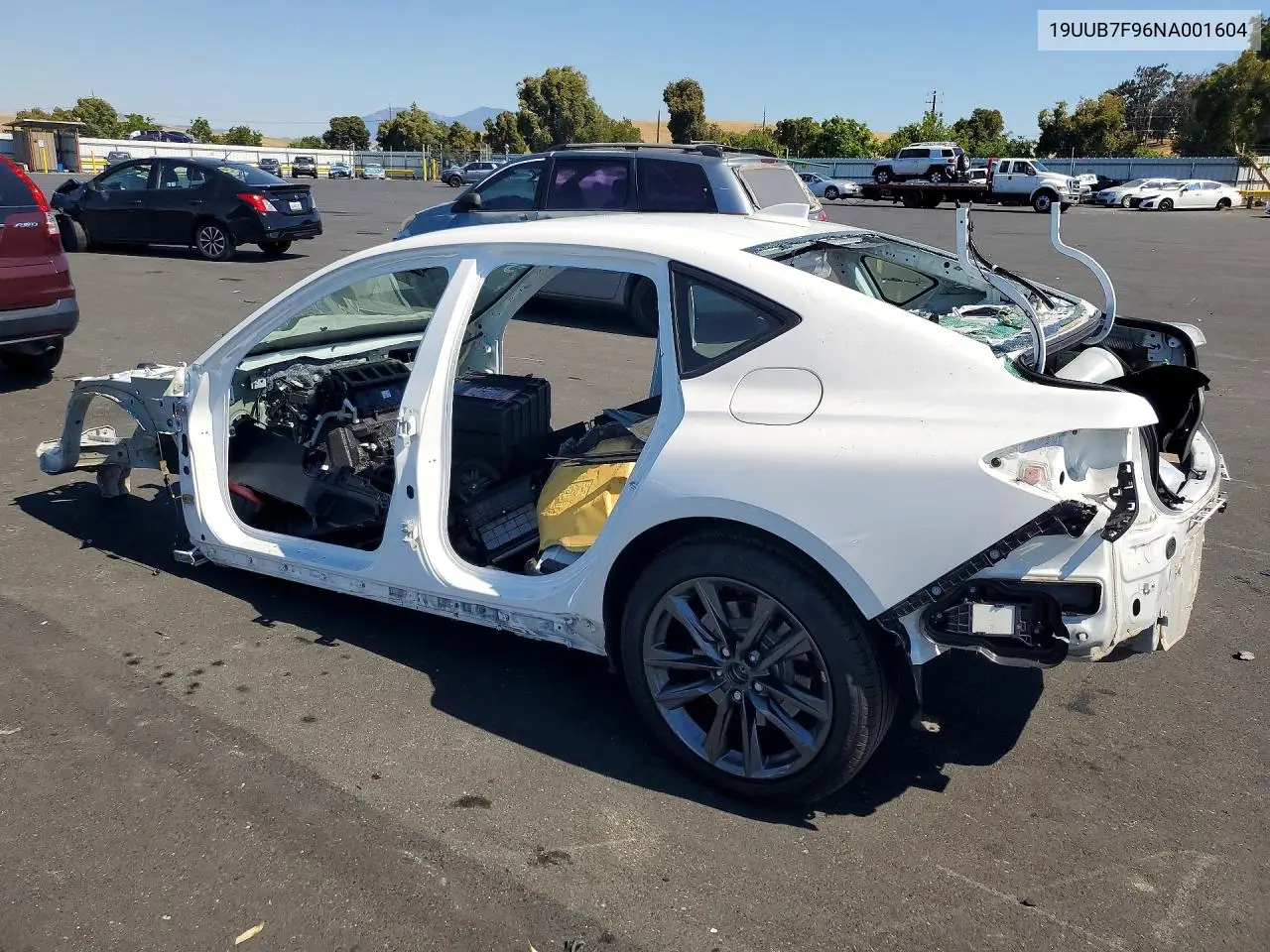 2022 Acura Tlx Type S VIN: 19UUB7F96NA001604 Lot: 57713906
