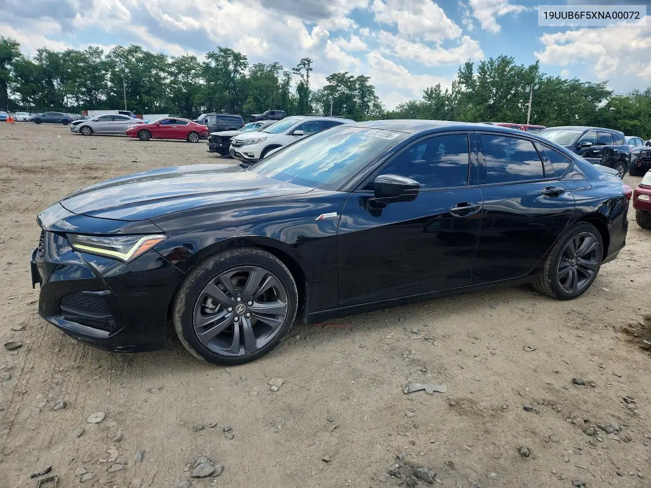 2022 Acura Tlx Tech A VIN: 19UUB6F5XNA000723 Lot: 57873236