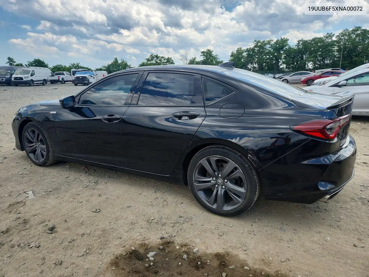 2022 Acura Tlx Tech A VIN: 19UUB6F5XNA000723 Lot: 57873236