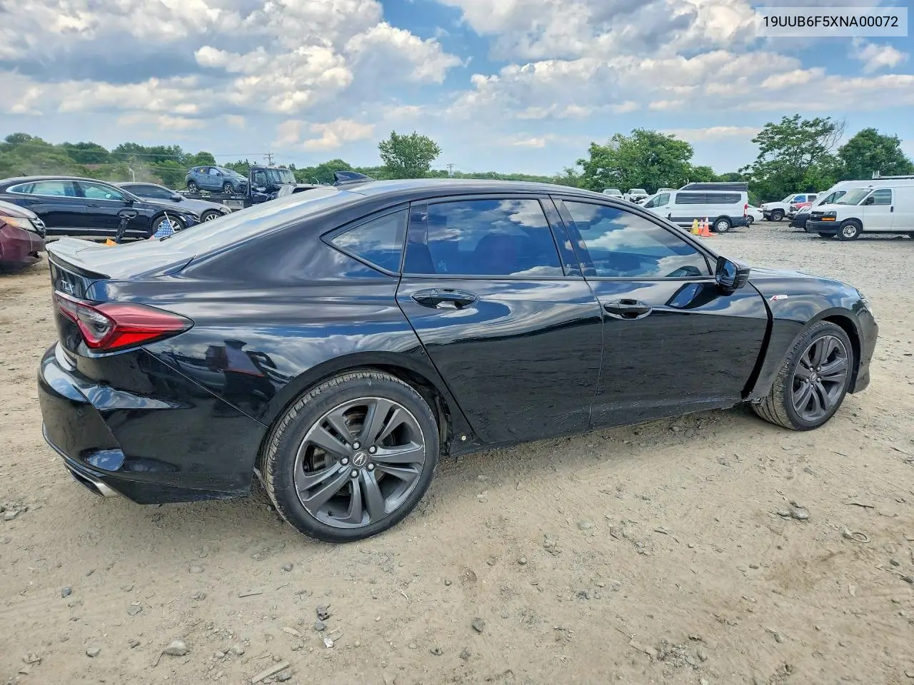 2022 Acura Tlx Tech A VIN: 19UUB6F5XNA000723 Lot: 57873236