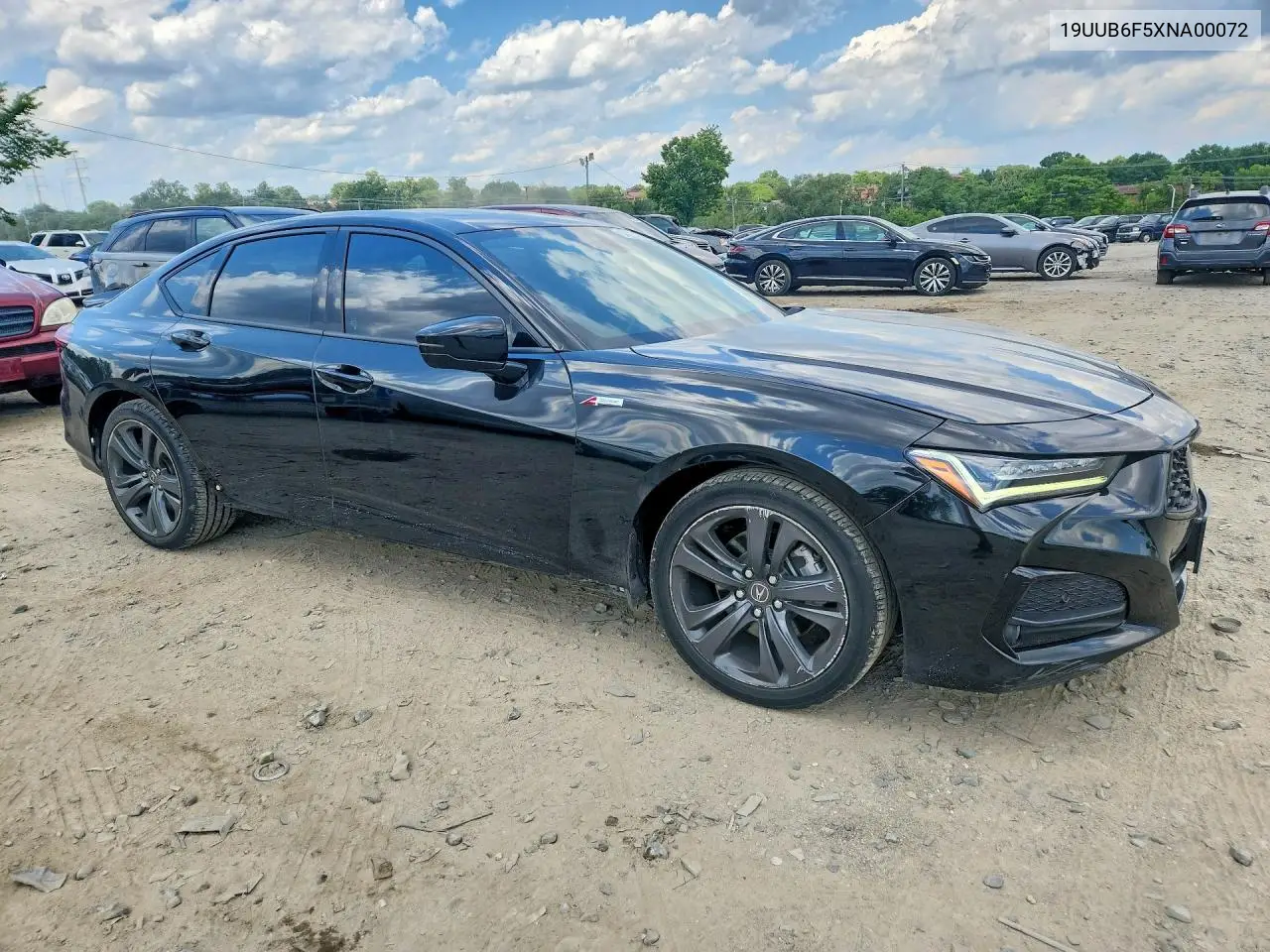 2022 Acura Tlx Tech A VIN: 19UUB6F5XNA000723 Lot: 57873236