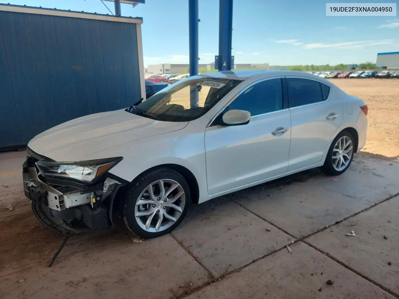 2022 Acura Ilx VIN: 19UDE2F3XNA004950 Lot: 58401526