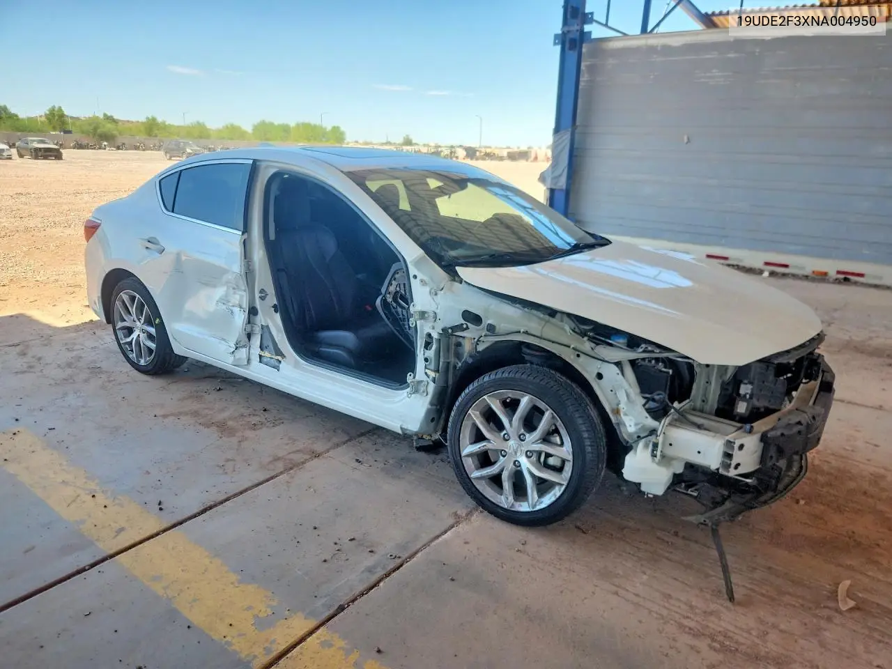 2022 Acura Ilx VIN: 19UDE2F3XNA004950 Lot: 58401526