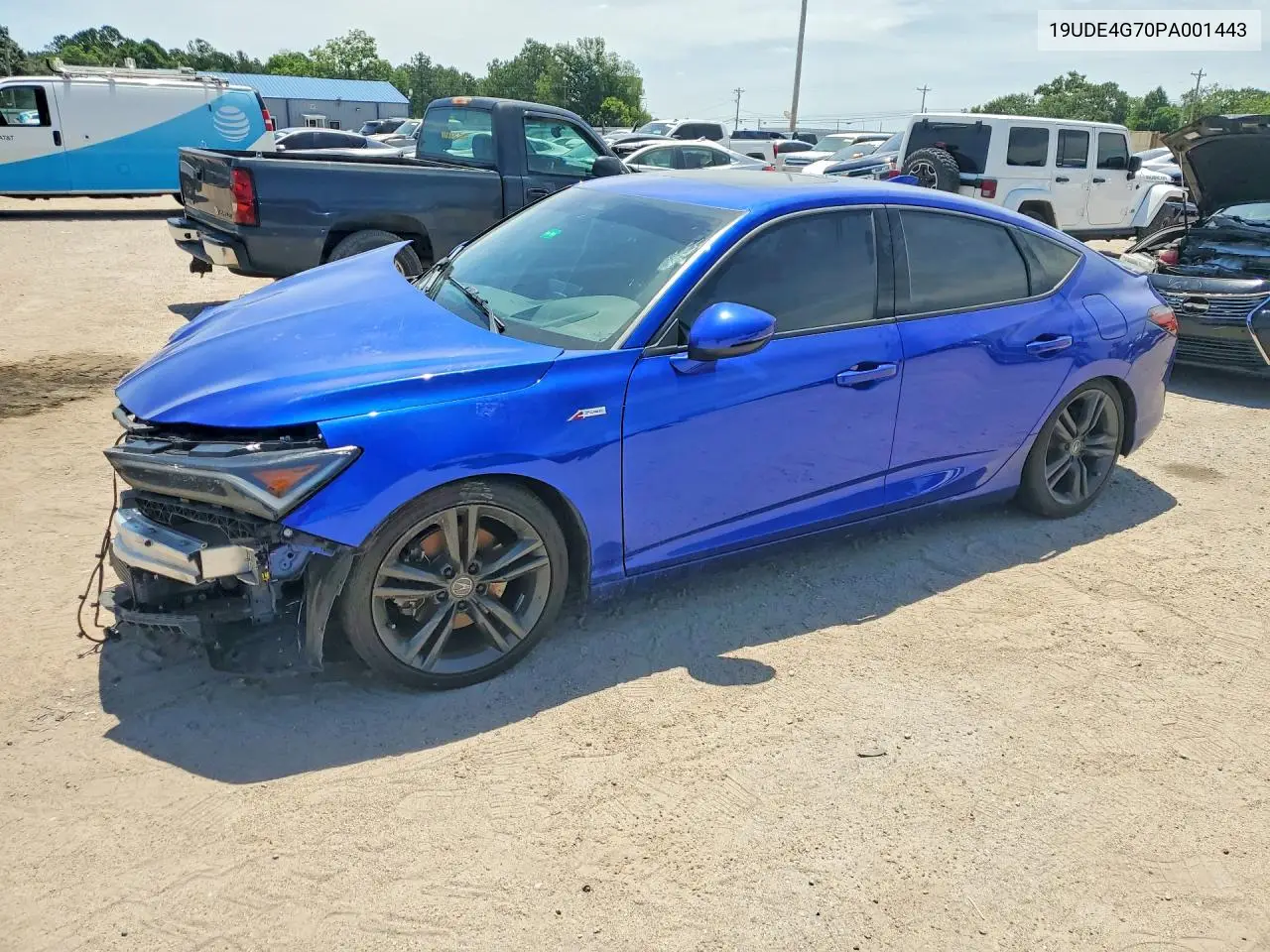 2023 Acura Integra A-Spec Tech VIN: 19UDE4G70PA001443 Lot: 55940146