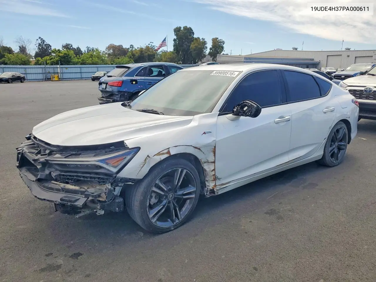 2023 Acura Integra A-Spec VIN: 19UDE4H37PA000611 Lot: 59908516